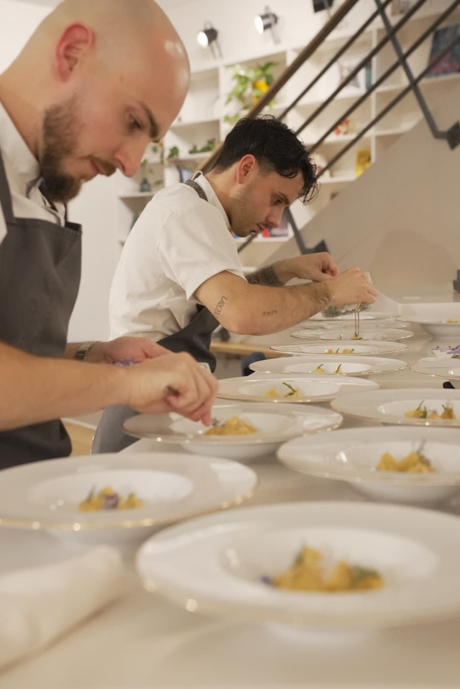 Chef en action lors d'un événement Chefs Talents